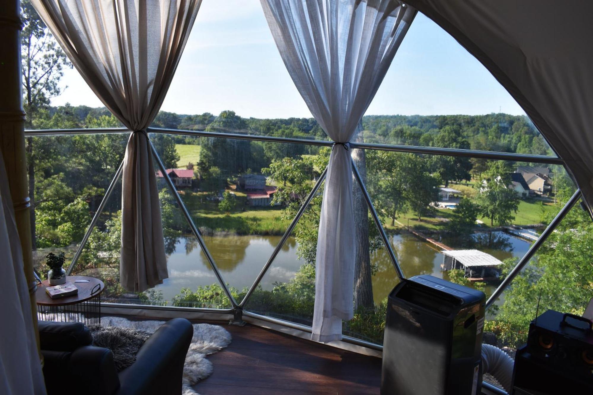 Waterfront Luxury Glamping Dome Hotel Rogersville Екстериор снимка